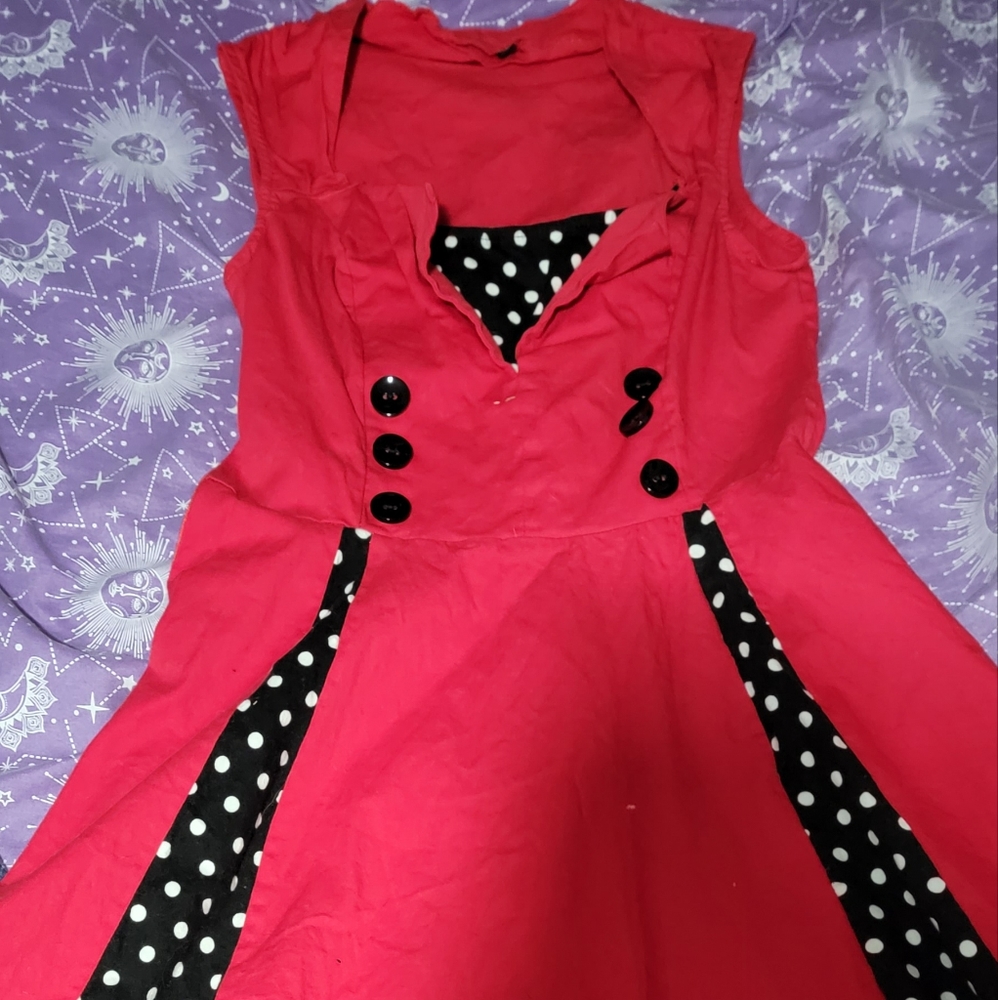 Thrifted red dress